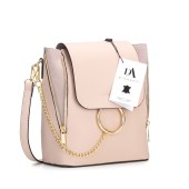 Rucsac dama piele naturala DiAmanti Catania Roz Deschis